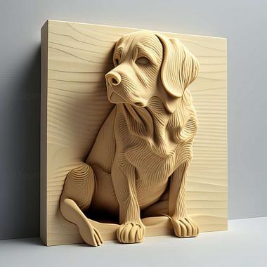 3D модель Кан де палейро собака (STL)
